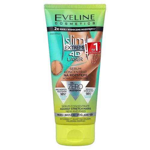 <img alt="Eveline Cosmetics, Slim Extreme 4D Laser, Stretch Mark Serum, 5.28 fl oz (150 ml)" title="Eveline Cosmetics, Slim Extreme 4D Laser, Stretch Mark Serum, 5.28 fl oz (150 ml),5903416026983"