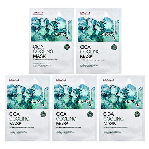 <img alt="Cell Fusion C, Cica Cooling Beauty Mask, 5 Sheets, 0.95 oz (27 g)" title="Cell Fusion C, Cica Cooling Beauty Mask, 5 Sheets, 0.95 oz (27 g),8809694622558"