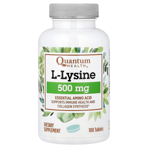 <img alt="Quantum Health, L-Lysine, 500 mg, 100 Tablets" title="Quantum Health, L-Lysine, 500 mg, 100 Tablets,046985001304"