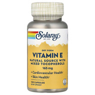 <img alt="Solaray, Dry Form Vitamin E, 165 mg, 100 Capsules" title="Solaray, Dry Form Vitamin E, 165 mg, 100 Capsules,076280041712"