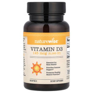 <img alt="NatureWise, Vitamin D3, 125 mcg (5,000 IU), 90 Softgels" title="NatureWise, Vitamin D3, 125 mcg (5,000 IU), 90 Softgels,858081006202"