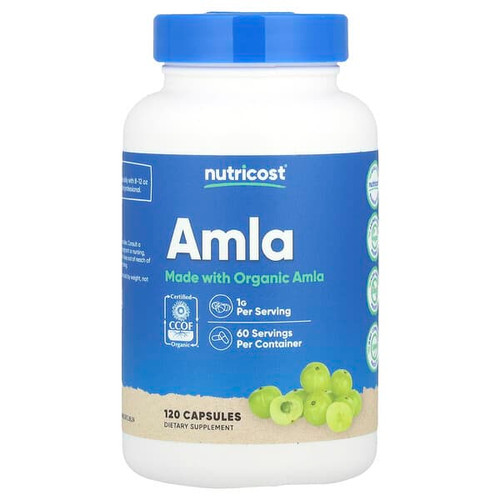 <img alt="Nutricost, Amla, 120  Capsules (0.5 g per Capsule)" title="Nutricost, Amla, 120  Capsules (0.5 g per Capsule),810014670416"
