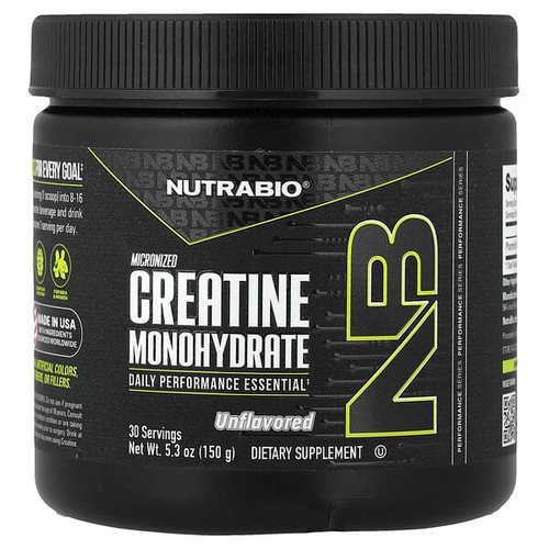 <img alt="NutraBio, Micronized Creatine Monohydrate, Unflavored, 5.3 oz (150 g)" title="NutraBio, Micronized Creatine Monohydrate, Unflavored, 5.3 oz (150 g),649908230166"
