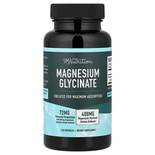 <img alt="SMNutrition, Magnesium Glycinate , 120 Capsules (36 mg Per Capsule)" title="SMNutrition, Magnesium Glycinate , 120 Capsules (36 mg Per Capsule),850005458456"