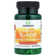 <img alt="Swanson Vitamins, Natural E-400, 268 mg (400 IU), 100 Softgels" title="Swanson Vitamins, Natural E-400, 268 mg (400 IU), 100 Softgels,087614011400"