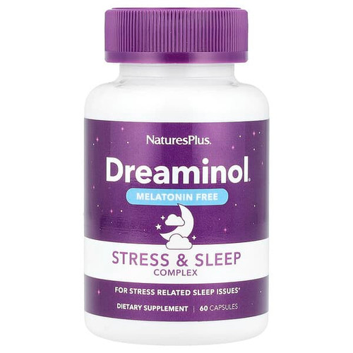 <img alt="NaturesPlus, Dreaminol, Stress & Sleep Complex, Melatonin Free, 60 Capsules" title="NaturesPlus, Dreaminol, Stress & Sleep Complex, Melatonin Free, 60 Capsules,097467475939"