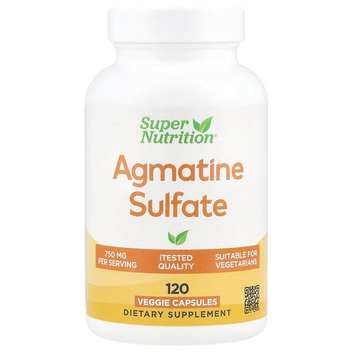 <img alt="Super Nutrition, Agmatine Sulfate, 750 mg, 120 Veggie Capsules" title="Super Nutrition, Agmatine Sulfate, 750 mg, 120 Veggie Capsules,898220024711"