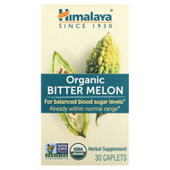 <img alt="Himalaya, Organic Bitter Melon, 30 Caplets" title="Himalaya, Organic Bitter Melon, 30 Caplets,605069062824"