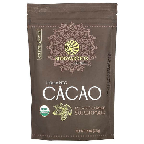 <img alt="Sunwarrior, Be Well, Organic Cacao, 7.9 oz (225 g)" title="Sunwarrior, Be Well, Organic Cacao, 7.9 oz (225 g),810100921262"