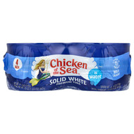 <img alt="Chicken of the Sea, Wild Caught Solid White Premium Tuna in Water, 4 Pack, 5 oz (142 g) Each" title="Chicken of the Sea, Wild Caught Solid White Premium Tuna in Water, 4 Pack, 5 oz (142 g) Each,048000700858"