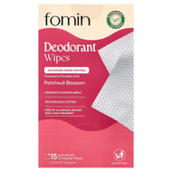 <img alt="fomin, Deodorant Wipes, Patchouli Blossom, 15 Individually Wrapped Wipes" title="fomin, Deodorant Wipes, Patchouli Blossom, 15 Individually Wrapped Wipes,860011442745"