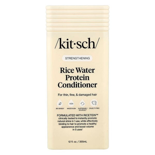 <img alt="Kitsch, Strengthening Rice Water Conditioner, 12 fl oz (355 ml)" title="Kitsch, Strengthening Rice Water Conditioner, 12 fl oz (355 ml),840455505893"