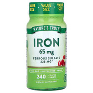 <img alt="Natures Truth, Iron, 65 mg, 240 Coated Tablets" title="Natures Truth, Iron, 65 mg, 240 Coated Tablets,840093123534"