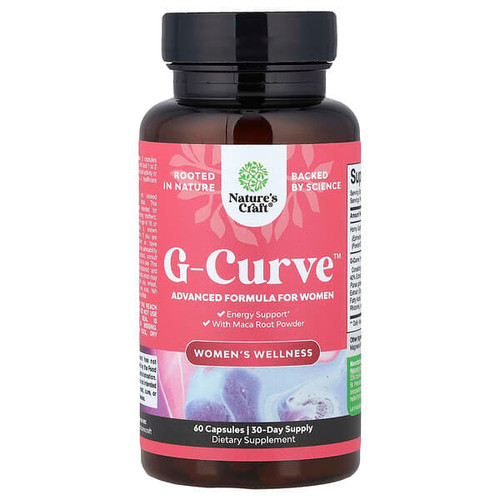 <img alt="Natures Craft, Womens Wellness, G-Curve, 60 Capsules" title="Natures Craft, Womens Wellness, G-Curve, 60 Capsules,793574995635"