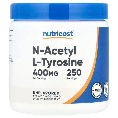 <img alt="Nutricost, N-Acetyl L-Tyrosine, Unflavored, 3.6 oz (100 g)" title="Nutricost, N-Acetyl L-Tyrosine, Unflavored, 3.6 oz (100 g),810139572886"