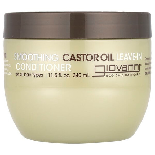 <img alt="Giovanni, Smoothing Castor Oil Leave-In Conditioner, For All Hair Types, 11.5 fl oz (340 ml)" title="Giovanni, Smoothing Castor Oil Leave-In Conditioner, For All Hair Types, 11.5 fl oz (340 ml),716237187871"