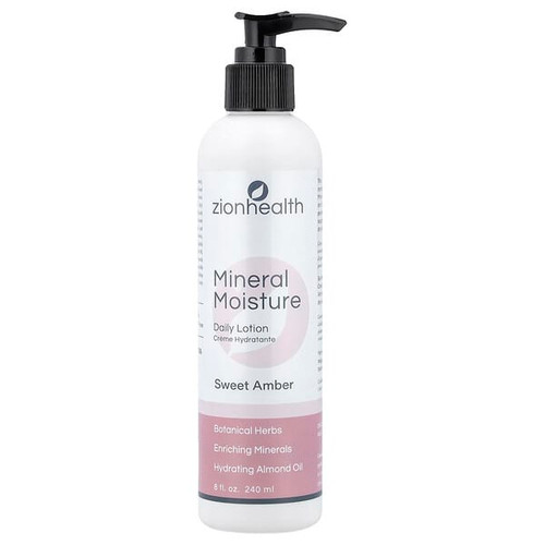 <img alt="Zion Health, Mineral Moisture Daily Lotion, Sweet Amber , 8 fl oz (240 ml)" title="Zion Health, Mineral Moisture Daily Lotion, Sweet Amber , 8 fl oz (240 ml),093141105192"