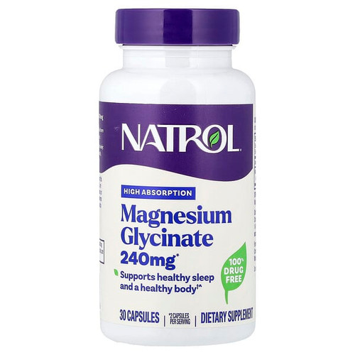 <img alt="Natrol, Magnesium Glycinate, High Absorption, 30 Capsules (120 mg per Capsule)" title="Natrol, Magnesium Glycinate, High Absorption, 30 Capsules (120 mg per Capsule),047469085636"