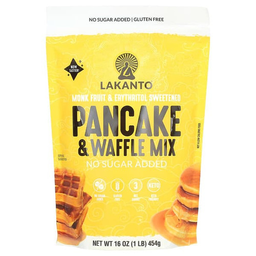 <img alt="Lakanto, Pancake & Waffle  Mix, No Sugar Added, 1 lb (454 g)" title="Lakanto, Pancake & Waffle  Mix, No Sugar Added, 1 lb (454 g),843076003526"
