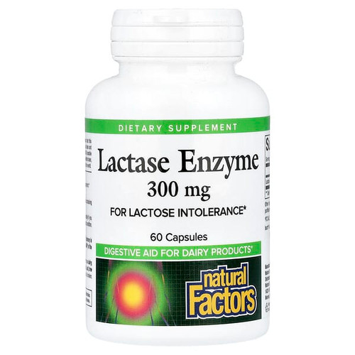 <img alt="Natural Factors, Lactase Enzyme, 300 mg, 60 Capsules" title="Natural Factors, Lactase Enzyme, 300 mg, 60 Capsules,068958017402"