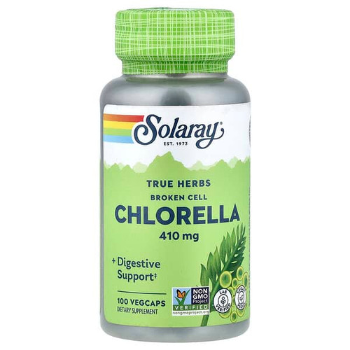 <img alt="Solaray, Broken Cell Chlorella, 410 mg, 100 VegCaps" title="Solaray, Broken Cell Chlorella, 410 mg, 100 VegCaps,076280011845"