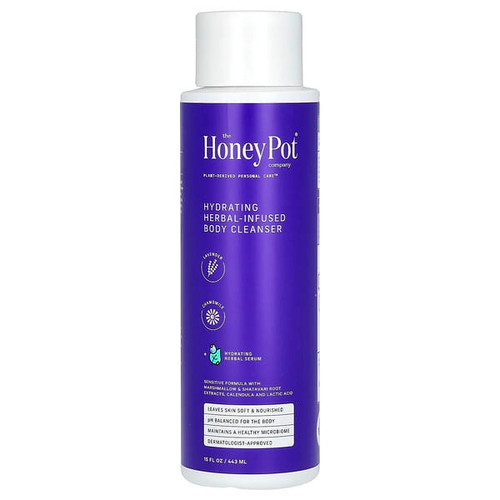 <img alt="The Honey Pot Company, Hydrating Herbal-Infused Body Cleanser, Lavender & Chamomile, 15 fl oz (443 ml)" title="The Honey Pot Company, Hydrating Herbal-Infused Body Cleanser, Lavender & Chamomile, 15 fl oz (443 ml),850021589721"