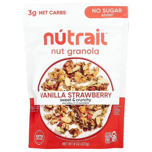 <img alt="NuTrail, Nut Granola, Vanilla Strawberry, 8 oz (227 g)" title="NuTrail, Nut Granola, Vanilla Strawberry, 8 oz (227 g),850047220035"