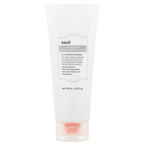 <img alt="Dear, Klairs, Freshly Juiced Vitamin Mask Cleanser, 5.07 fl oz (150 ml)" title="Dear, Klairs, Freshly Juiced Vitamin Mask Cleanser, 5.07 fl oz (150 ml),8809572895081"