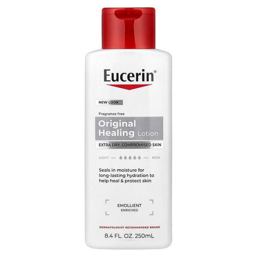 <img alt="Eucerin, Original Healing Lotion, Extra Dry, Compromised Skin, Fragrance Free, 8.4 fl oz (250 ml)" title="Eucerin, Original Healing Lotion, Extra Dry, Compromised Skin, Fragrance Free, 8.4 fl oz (250 ml),072140110192"