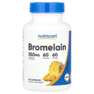 <img alt="Nutricost, Bromelain, 550 mg , 60 Capsules" title="Nutricost, Bromelain, 550 mg , 60 Capsules,810139571476"