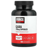 <img alt="Force Factor, GABA, 750 mg, 100 Vegetable Capsules" title="Force Factor, GABA, 750 mg, 100 Vegetable Capsules,810126661661"