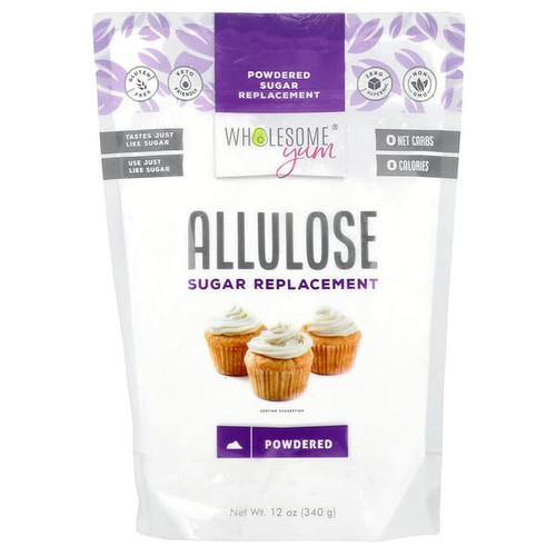 <img alt="Wholesome Yum, Allulose Powdered Sugar Replacement, 12 oz (340 g)" title="Wholesome Yum, Allulose Powdered Sugar Replacement, 12 oz (340 g),850013189663"