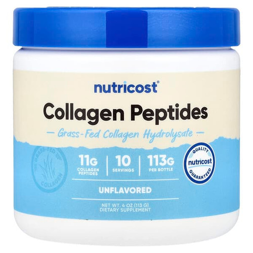 <img alt="Nutricost, Grass-Fed Collagen Peptides, Unflavored, 4 oz (113 g)" title="Nutricost, Grass-Fed Collagen Peptides, Unflavored, 4 oz (113 g),857077008800"