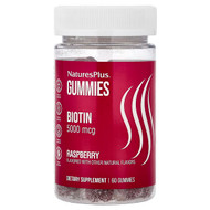 <img alt="NaturesPlus, Biotin Gummies, Raspberry, 5,000 mcg, 60 Gummies" title="NaturesPlus, Biotin Gummies, Raspberry, 5,000 mcg, 60 Gummies,097467017948"
