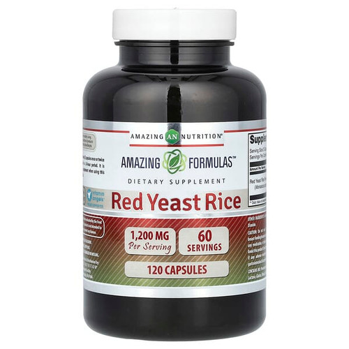 <img alt="Amazing Nutrition, Red Yeast Rice, 120 Capsules (600 mg per Capsule)" title="Amazing Nutrition, Red Yeast Rice, 120 Capsules (600 mg per Capsule),810180023085"