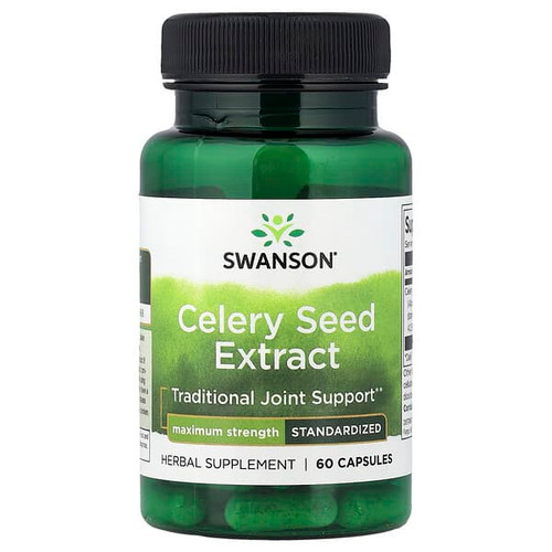 <img alt="Swanson Vitamins, Celery Seed Extract, Standardized, 60 Capsules (150 mg per Capsule)" title="Swanson Vitamins, Celery Seed Extract, Standardized, 60 Capsules (150 mg per Capsule),087614142029"