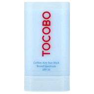 <img alt="Tocobo, Cotton Airy Sun Stick, SPF 50, 0.67 oz (19 g)" title="Tocobo, Cotton Airy Sun Stick, SPF 50, 0.67 oz (19 g),8809835061789"