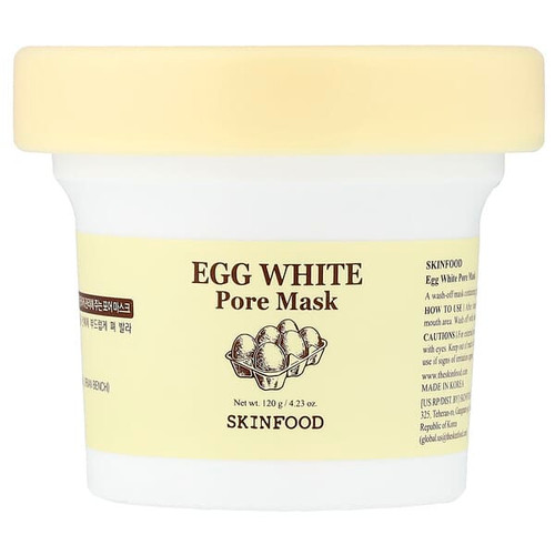 <img alt="SKINFOOD, Egg White Pore Beauty Mask, 4.23 oz (120 g)" title="SKINFOOD, Egg White Pore Beauty Mask, 4.23 oz (120 g),8809032673778"