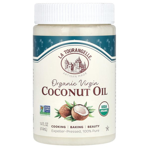 <img alt="La Tourangelle, Organic Virgin Coconut Oil, 14 fl oz (414 ml)" title="La Tourangelle, Organic Virgin Coconut Oil, 14 fl oz (414 ml),850017480070"