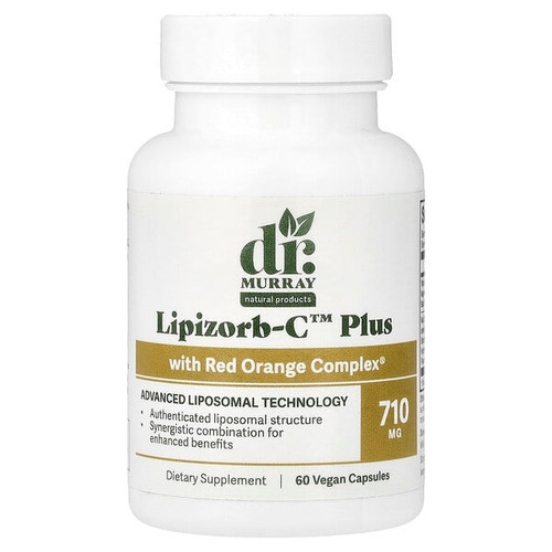 <img alt="Dr. Murrays, Lipizorb C Plus With Red Orange Complex, 60 Vegan Capsules" title="Dr. Murrays, Lipizorb C Plus With Red Orange Complex, 60 Vegan Capsules,850010353555"