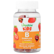 <img alt="Lifeable, Kids B Complex + Vitamin C Gummies, Strawberry, 60 Gummies" title="Lifeable, Kids B Complex + Vitamin C Gummies, Strawberry, 60 Gummies,810102730664"