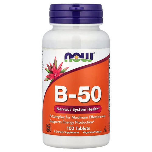 <img alt="Now Foods, B-50, 100 Tablets" title="Now Foods, B-50, 100 Tablets,733739004260"
