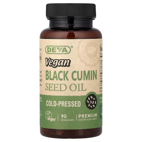 <img alt="Deva, Vegan Black Cumin Seed Oil, 90 Vegan Caps (500 mg per Capsule)" title="Deva, Vegan Black Cumin Seed Oil, 90 Vegan Caps (500 mg per Capsule),895634000447"