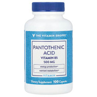<img alt="The Vitamin Shoppe, Pantothenic Acid, Vitamin B5, 100 Capsules" title="The Vitamin Shoppe, Pantothenic Acid, Vitamin B5, 100 Capsules,766536011544"