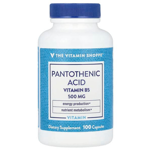 <img alt="The Vitamin Shoppe, Pantothenic Acid, Vitamin B5, 100 Capsules" title="The Vitamin Shoppe, Pantothenic Acid, Vitamin B5, 100 Capsules,766536011544"