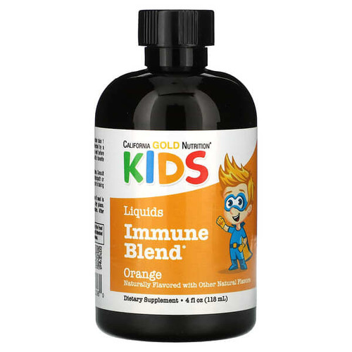<img alt="California Gold Nutrition, Liquid Immune Blend with Olive Leaf Extract, St. Johns Wort Extract and Colloidal Silver for Children, No Alcohol, Orange, 4 fl oz (118 ml)" title="California Gold Nutrition, Liquid Immune Blend with Olive Leaf Extract, St. Johns Wort Extract and Colloidal Silver for Children, No Alcohol, Orange, 4 fl oz (118 ml),898220022960"