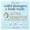 <img alt="Kitsch, Solid Shampoo & Body Wash Bar, Ultra Sensitive, 3.2 oz (91 g)" title="Kitsch, Solid Shampoo & Body Wash Bar, Ultra Sensitive, 3.2 oz (91 g),819677029432"