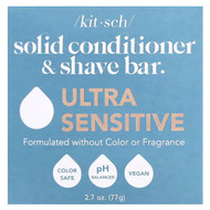 <img alt="Kitsch, Solid Conditioner & Shave Bar, Ultra Sensitive, Fragrance Free, 2.7 oz (77 g)" title="Kitsch, Solid Conditioner & Shave Bar, Ultra Sensitive, Fragrance Free, 2.7 oz (77 g),819677029821"