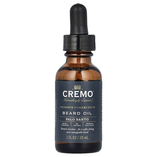 <img alt="Cremo, Reserve Collection, Revitalizing Beard Oil, Palo Santo, 1 fl oz (30 ml)" title="Cremo, Reserve Collection, Revitalizing Beard Oil, Palo Santo, 1 fl oz (30 ml),811847034130"