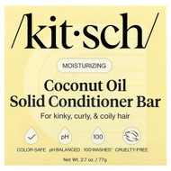 <img alt="Kitsch, Coconut Oil Moisturizing Solid Conditioner Bar, For Kinky, Curly, & Coily Hair, Salted Almond & Driftwood, 2.7 oz (77 g)" title="Kitsch, Coconut Oil Moisturizing Solid Conditioner Bar, For Kinky, Curly, & Coily Hair, Salted Almond & Driftwood, 2.7 oz (77 g),819677025465"
